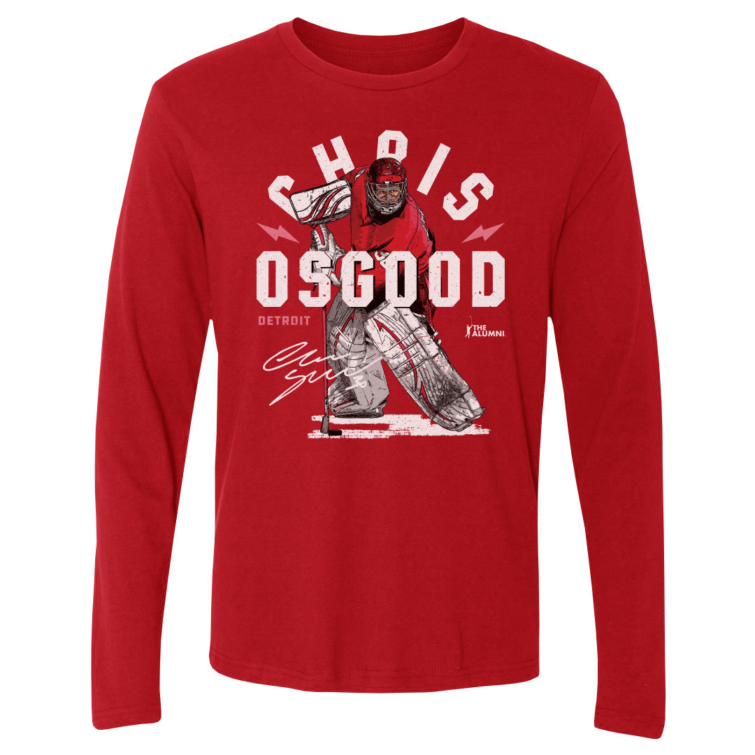 Chris Osgood Men's Long Sleeve T-Shirt | 500 LEVEL