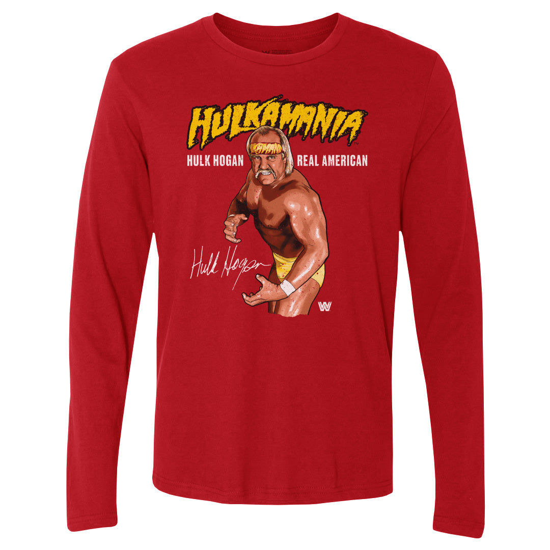 Hulk Hogan Men's Long Sleeve T-Shirt | 500 LEVEL