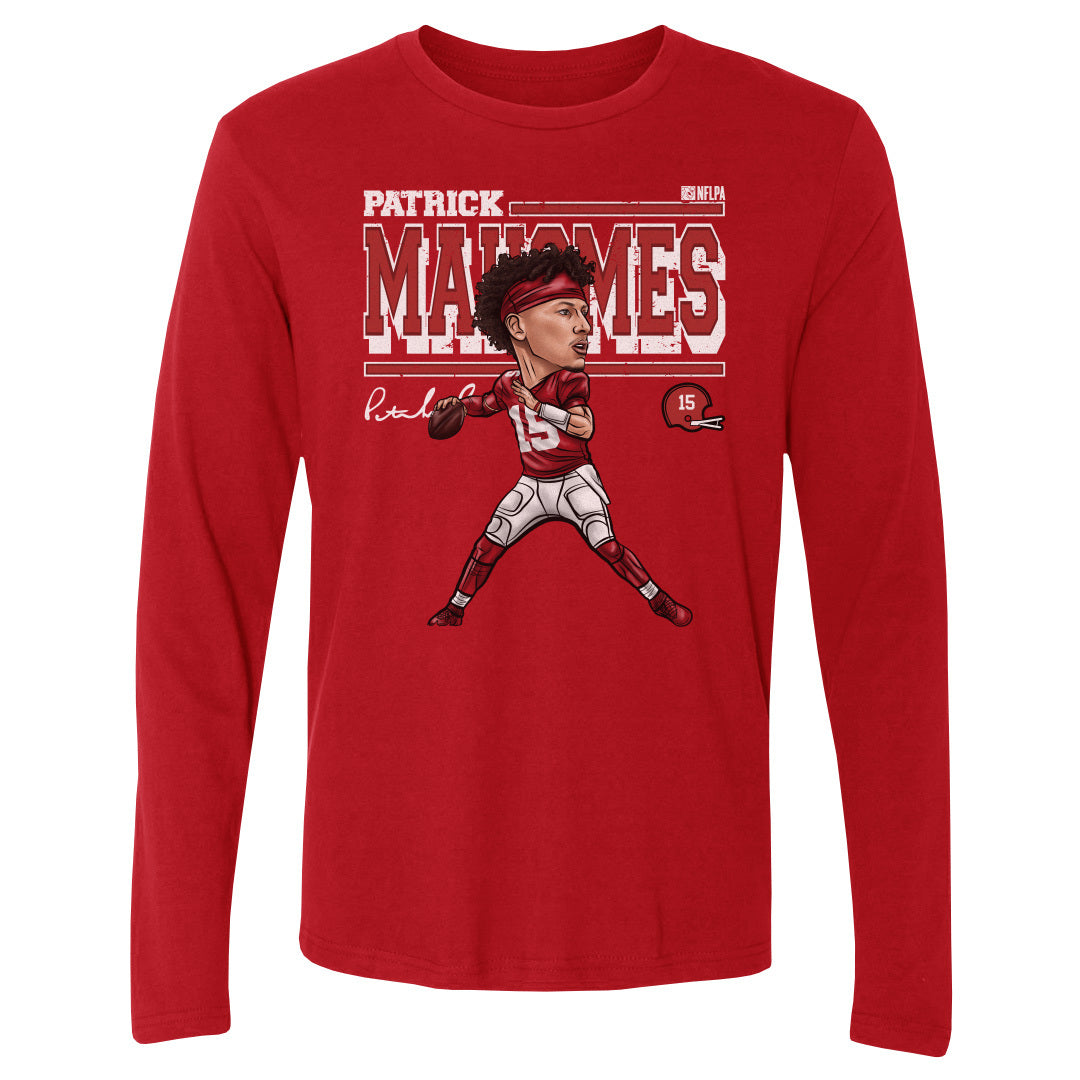 Patrick Mahomes Men's Long Sleeve T-Shirt | 500 LEVEL