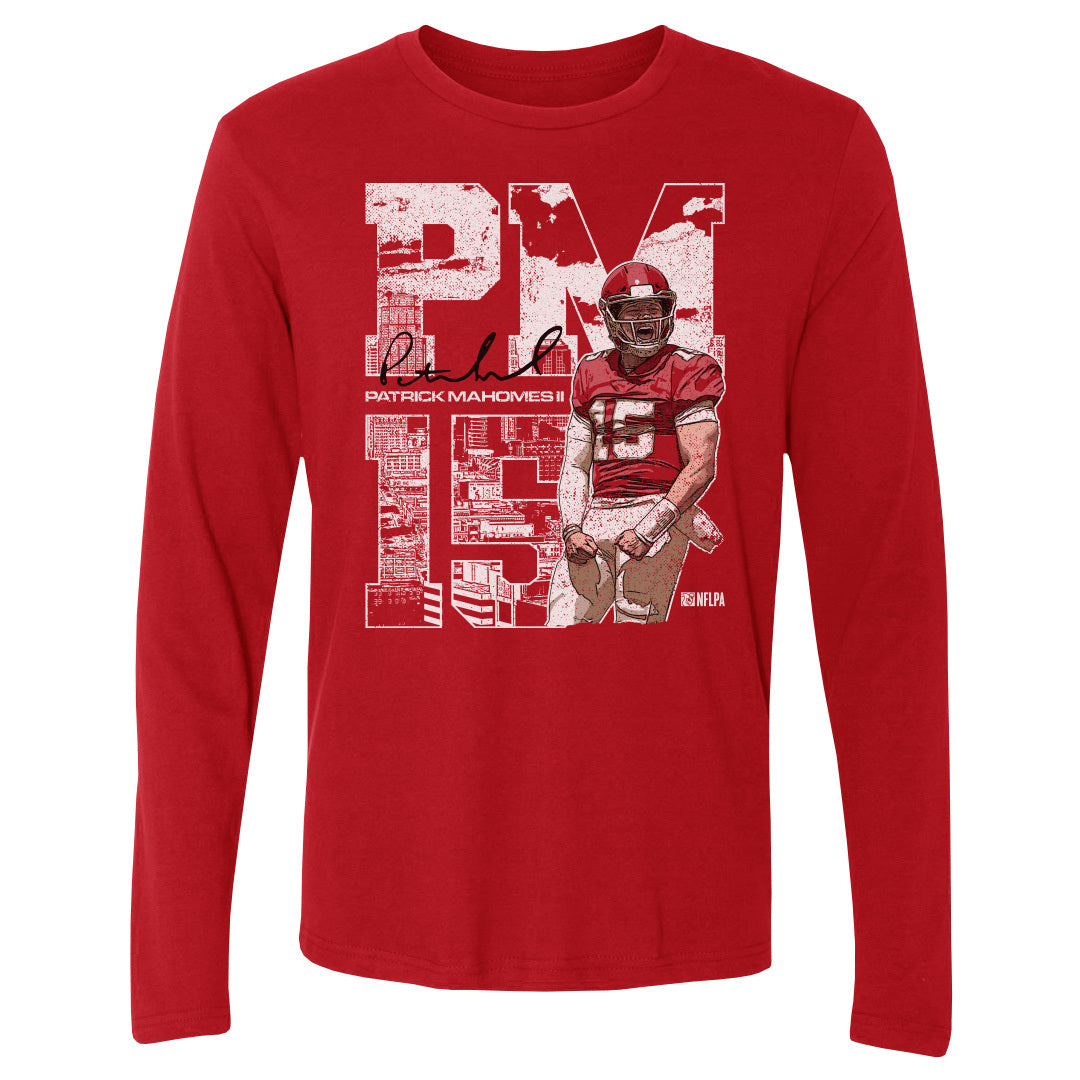 Patrick Mahomes Men's Long Sleeve T-Shirt | 500 LEVEL