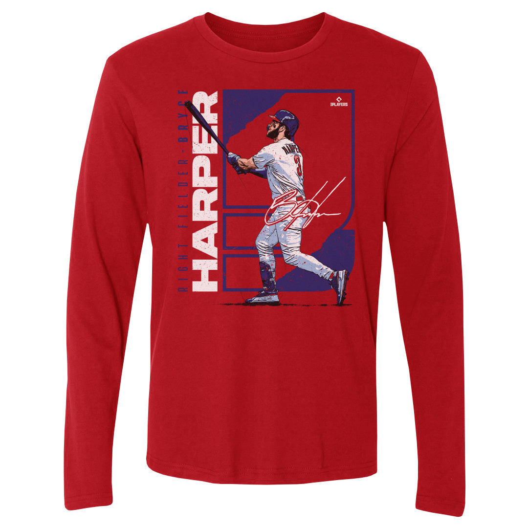 Bryce Harper Men's Long Sleeve T-Shirt | 500 LEVEL