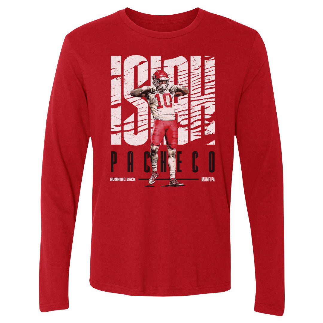 Isiah Pacheco Men's Long Sleeve T-Shirt | 500 LEVEL
