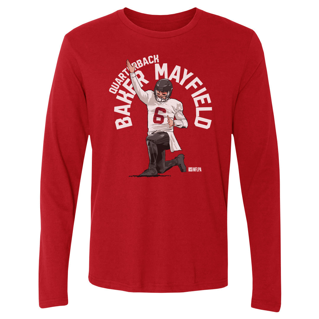 Baker Mayfield Men's Long Sleeve T-Shirt | 500 LEVEL
