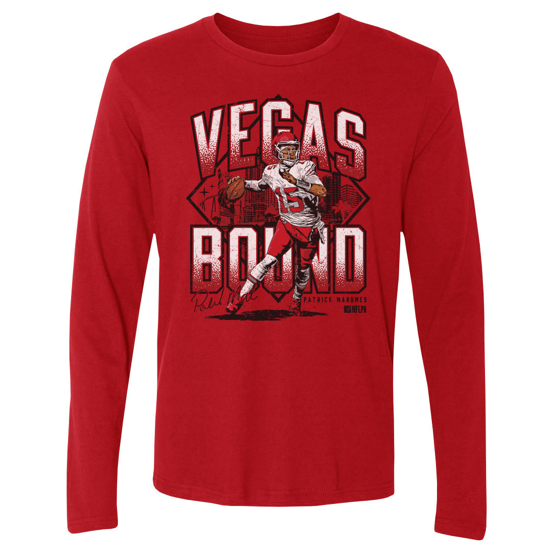 Patrick Mahomes Men's Long Sleeve T-Shirt | 500 LEVEL