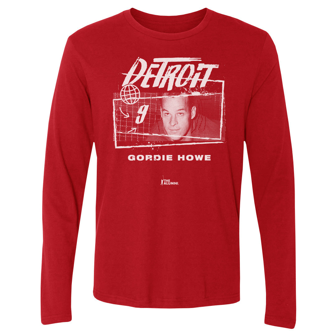Gordie Howe Men's Long Sleeve T-Shirt | 500 LEVEL