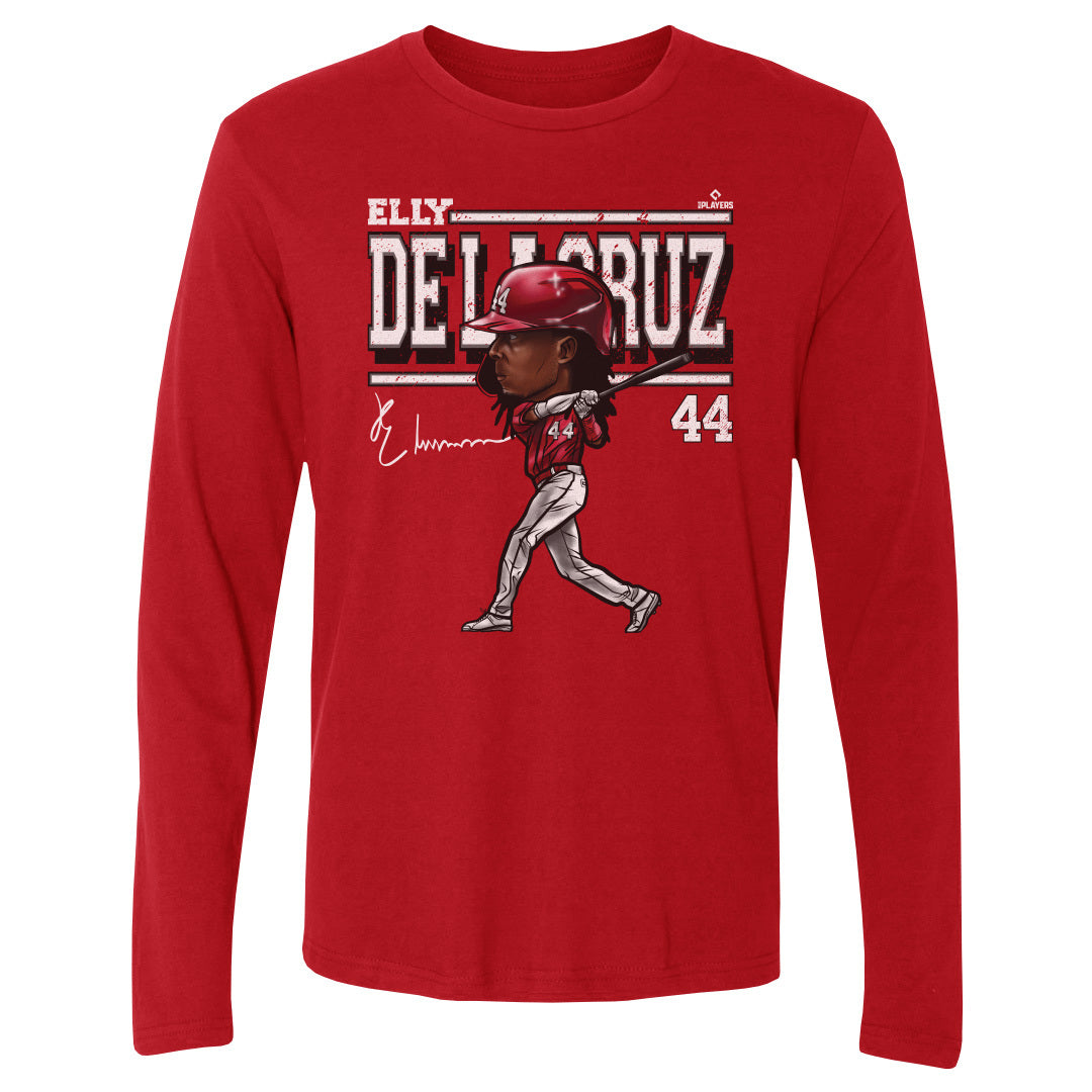 Elly De La Cruz Men's Long Sleeve T-Shirt | 500 LEVEL
