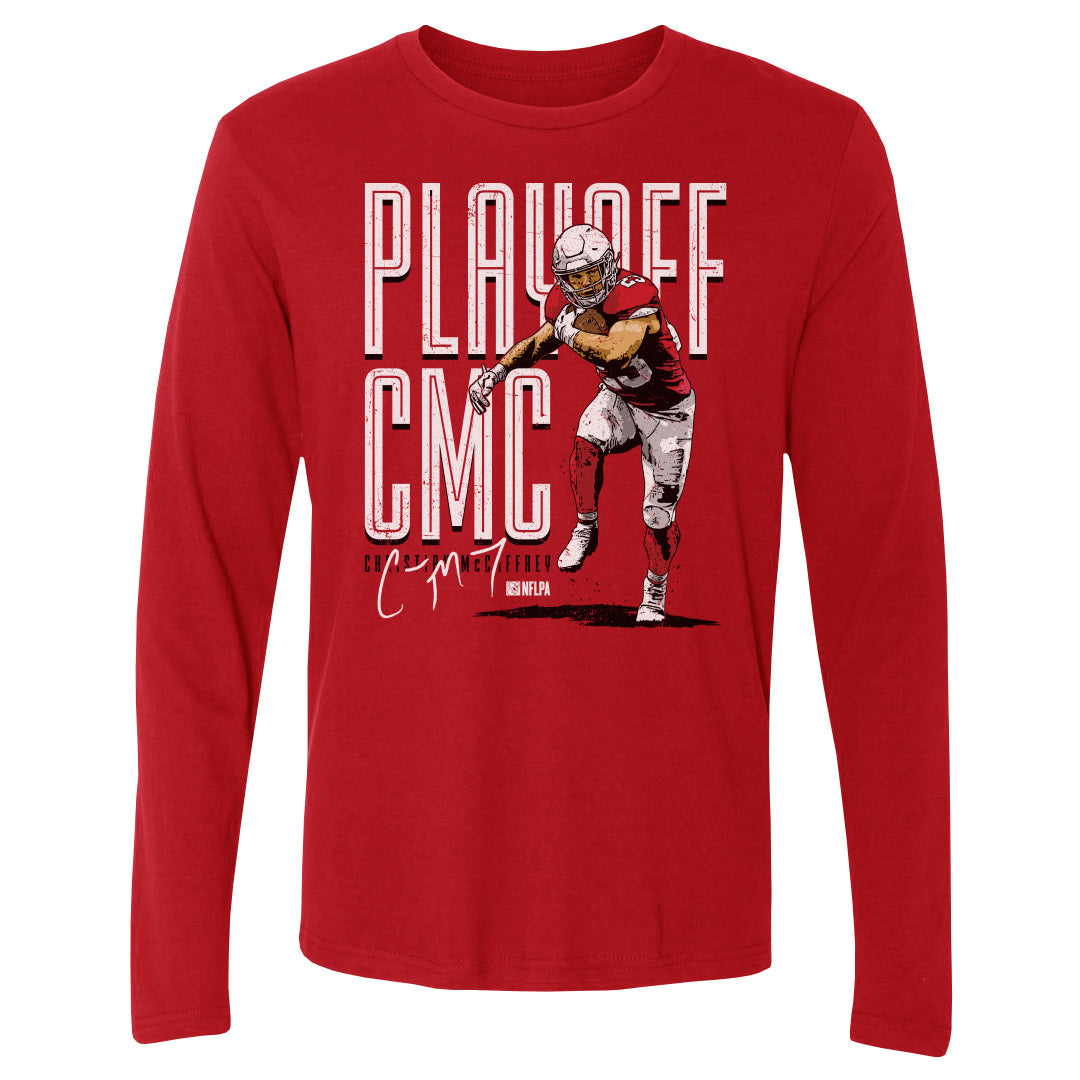 Christian McCaffrey Men's Long Sleeve T-Shirt | 500 LEVEL