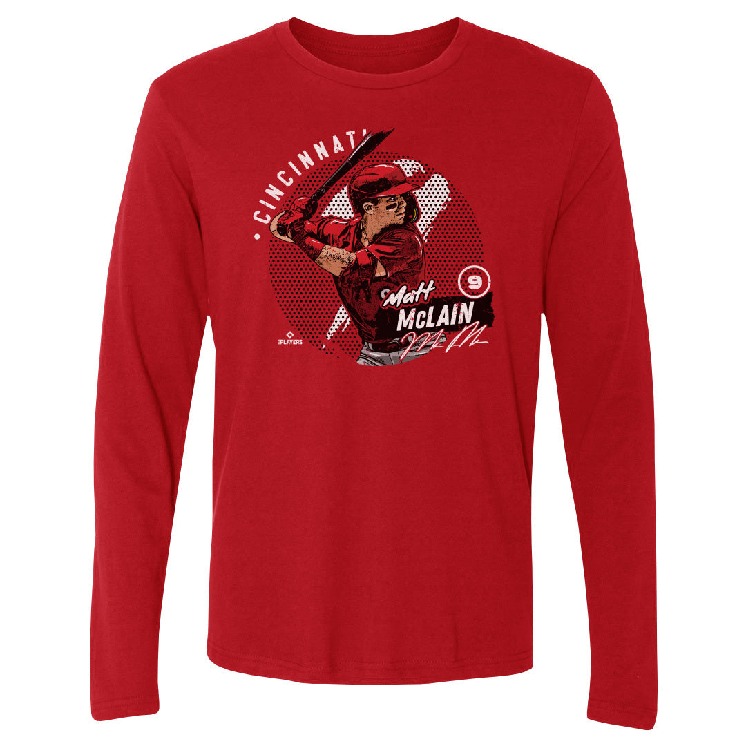 Matt McLain Men's Long Sleeve T-Shirt | 500 LEVEL