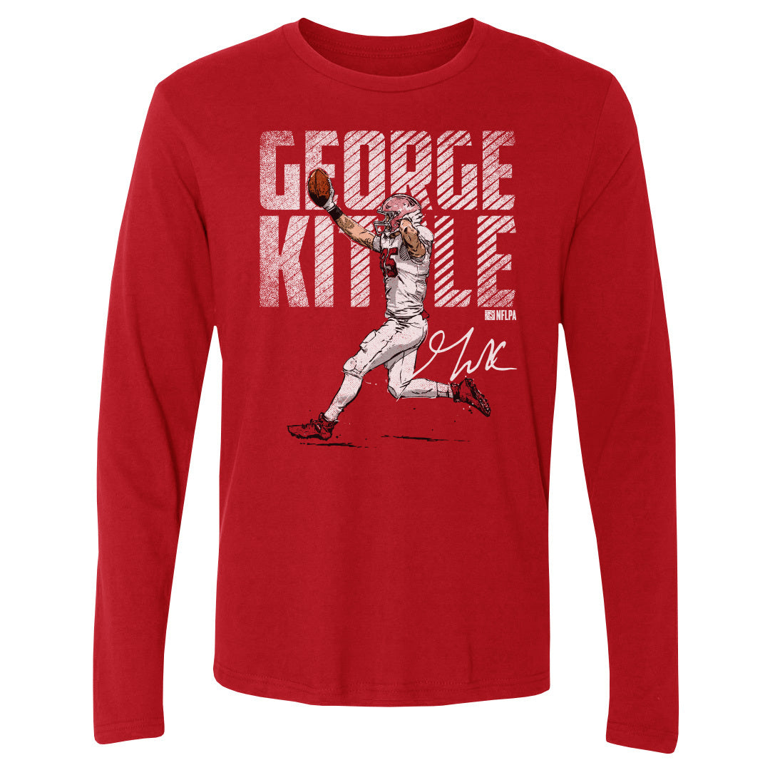 George Kittle Men's Long Sleeve T-Shirt | 500 LEVEL