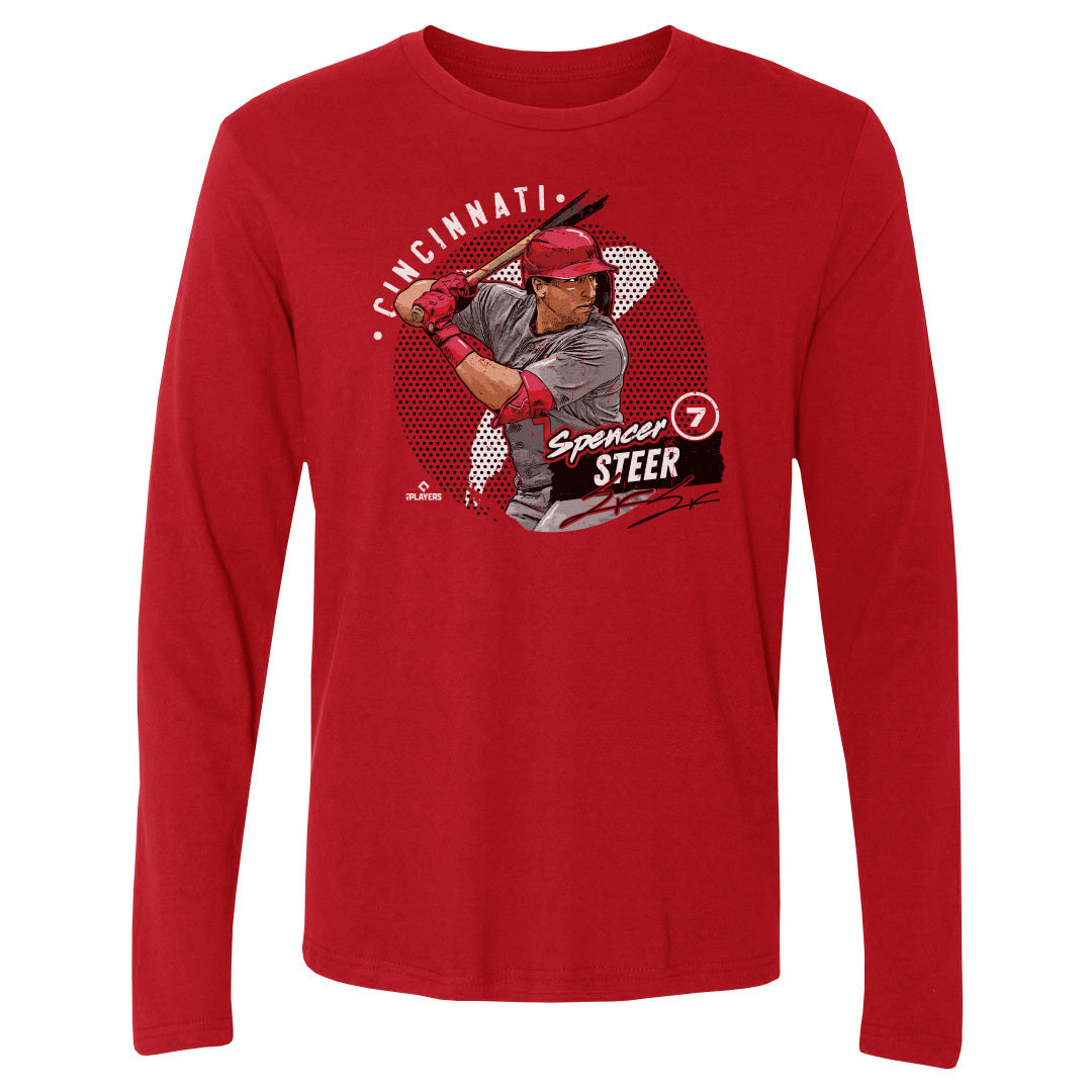Spencer Steer Men's Long Sleeve T-Shirt | 500 LEVEL