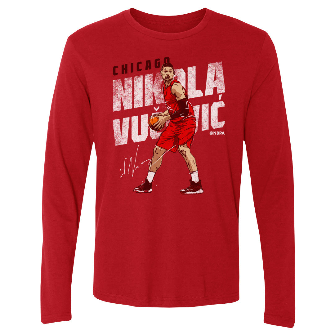 Nikola Vucevic Men's Long Sleeve T-Shirt | 500 LEVEL