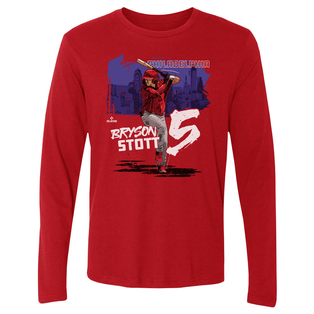 Bryson Stott Men's Long Sleeve T-Shirt | 500 LEVEL