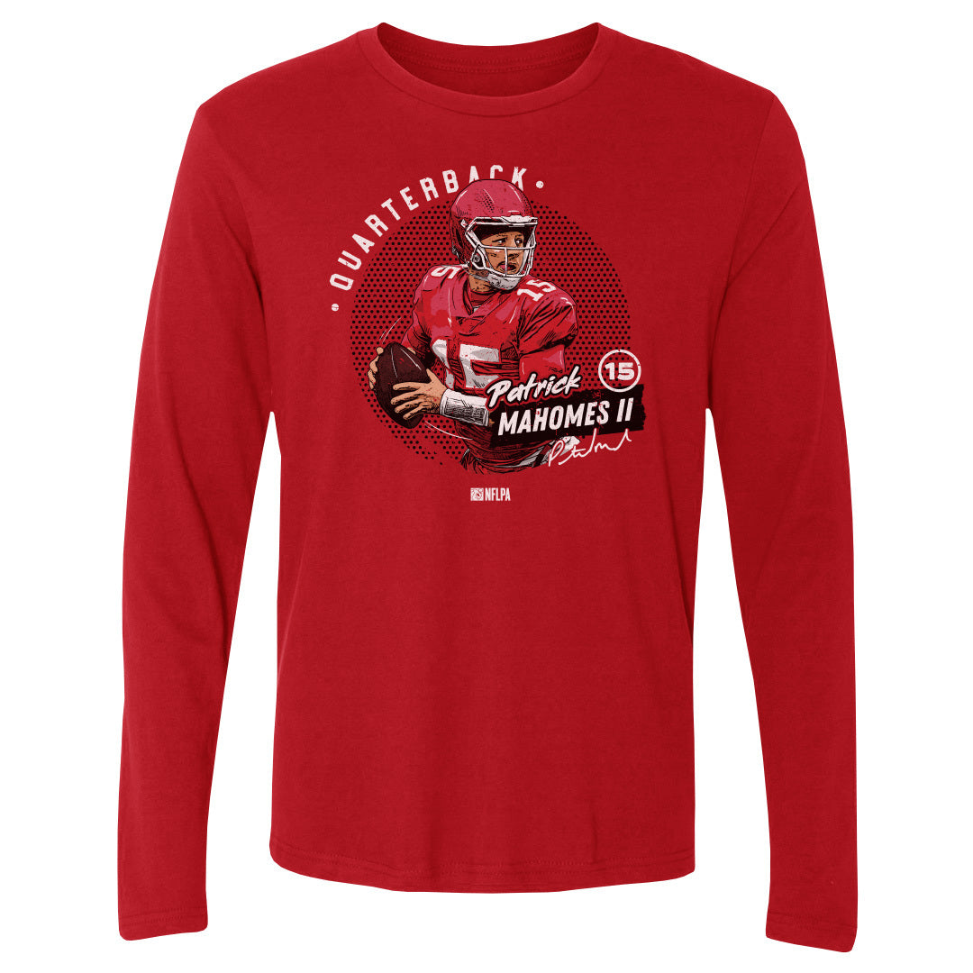 Patrick Mahomes Men's Long Sleeve T-Shirt | 500 LEVEL