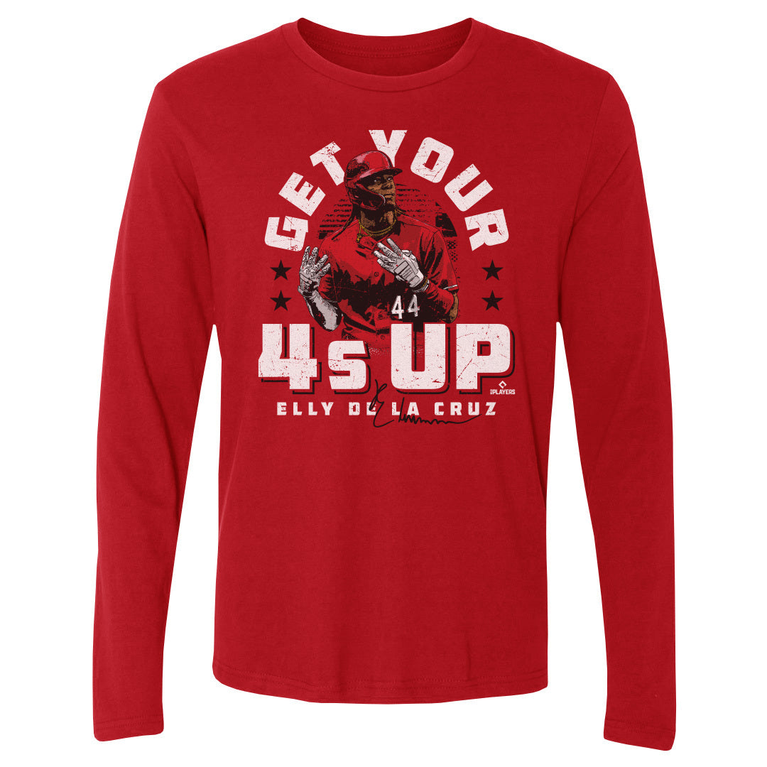 Elly De La Cruz Men's Long Sleeve T-Shirt | 500 LEVEL