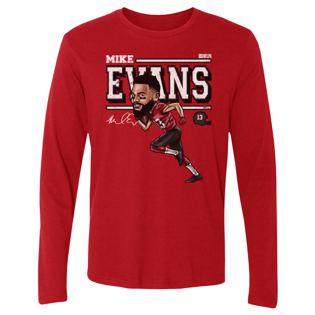 Mike Evans Men's Long Sleeve T-Shirt | 500 LEVEL