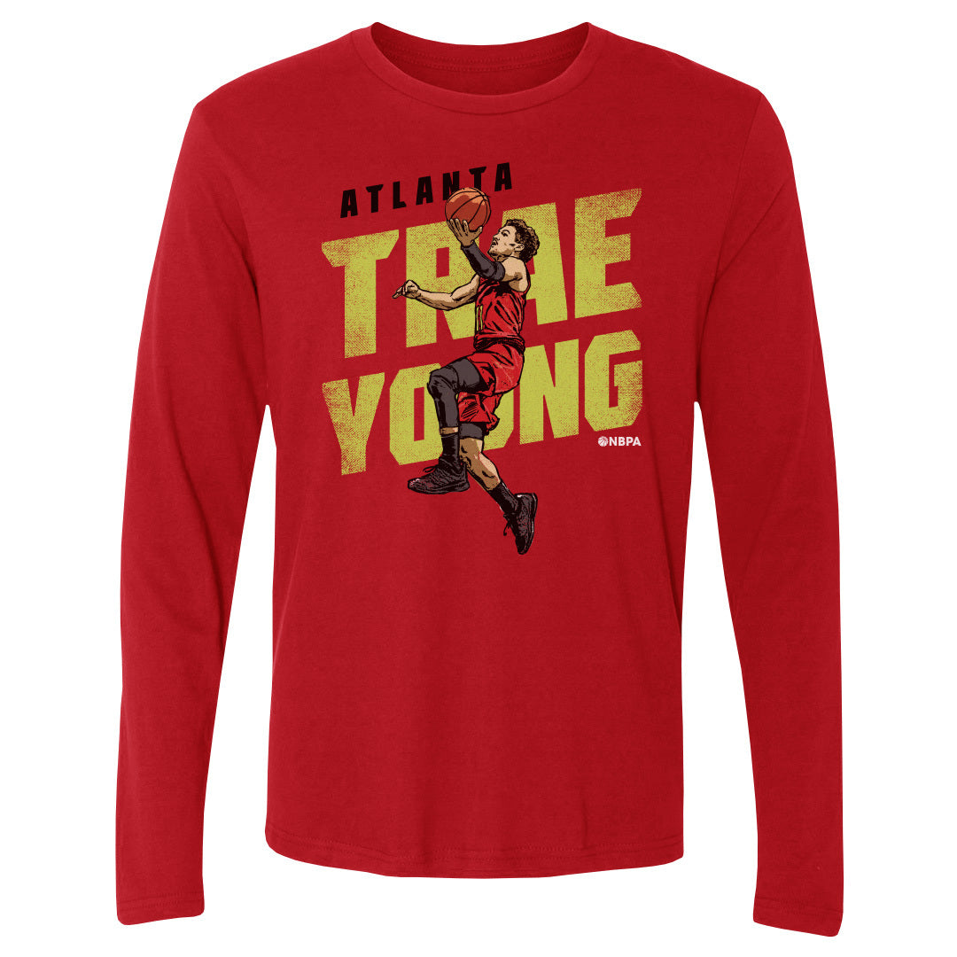 Trae Young Men's Long Sleeve T-Shirt | 500 LEVEL