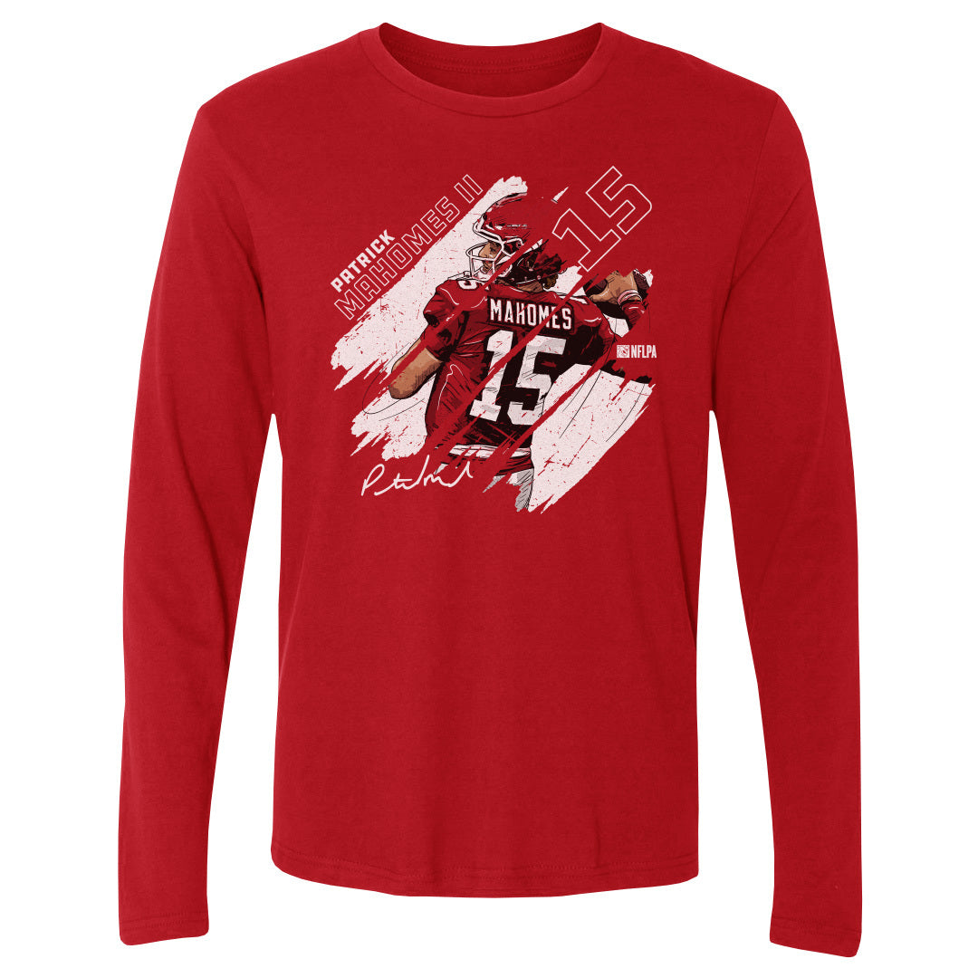 Patrick Mahomes Men's Long Sleeve T-Shirt | 500 LEVEL