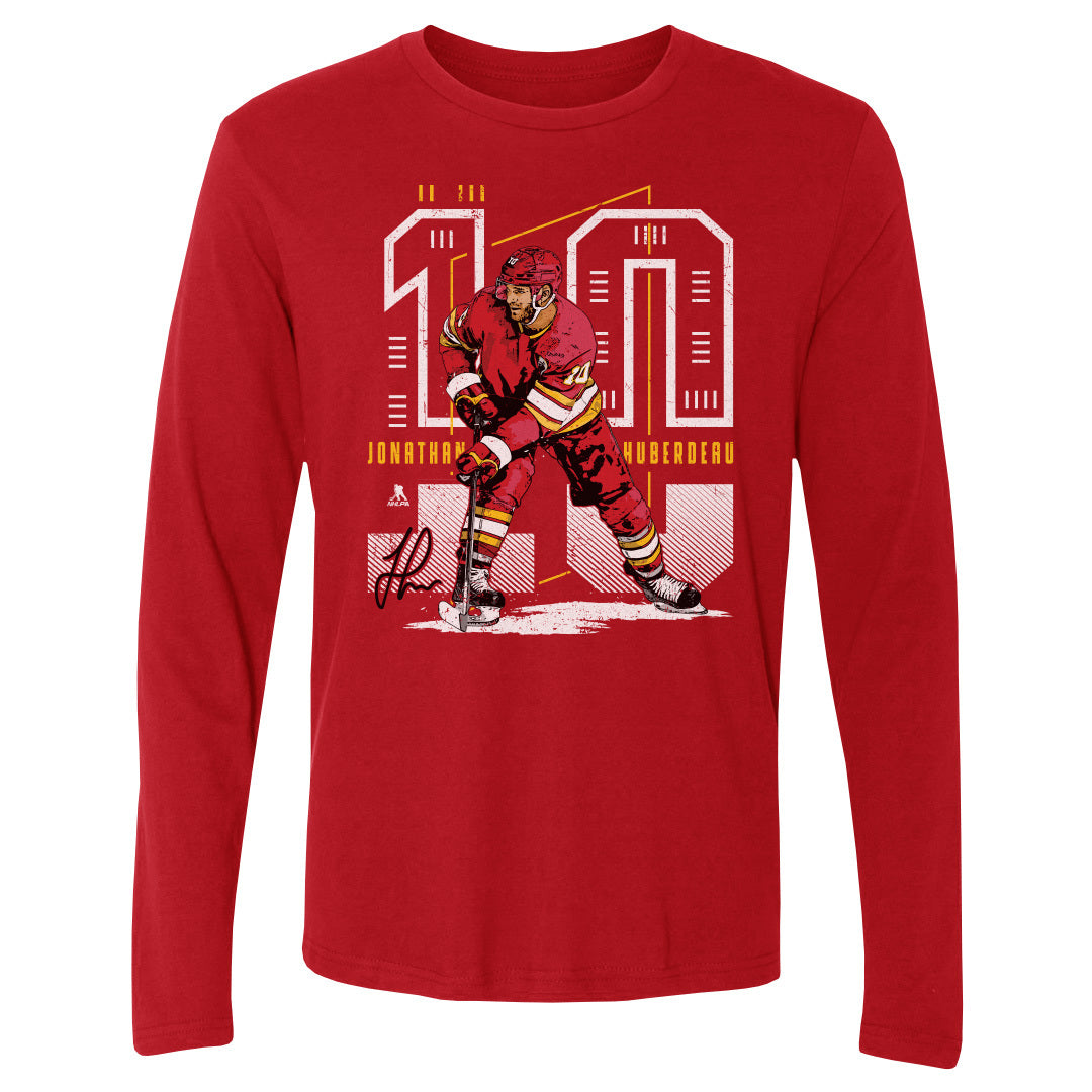 Jonathan Huberdeau Men's Long Sleeve T-Shirt | 500 LEVEL