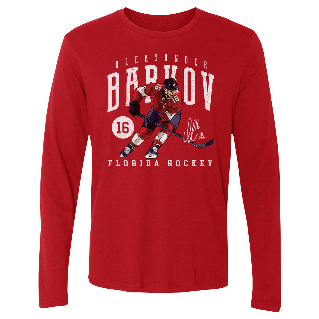 Aleksander Barkov Men's Long Sleeve T-Shirt | 500 LEVEL