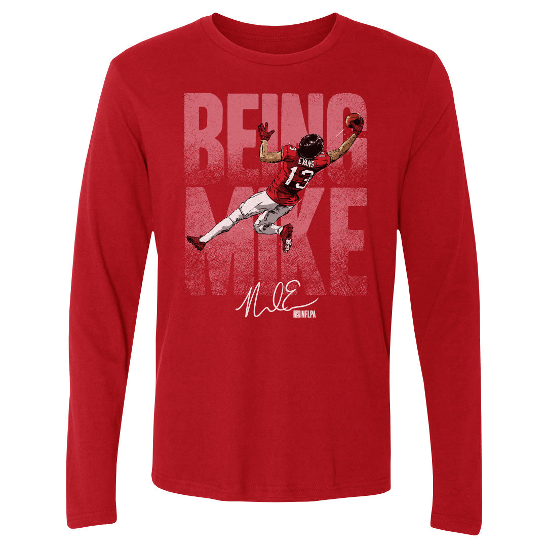 Mike Evans Men's Long Sleeve T-Shirt | 500 LEVEL