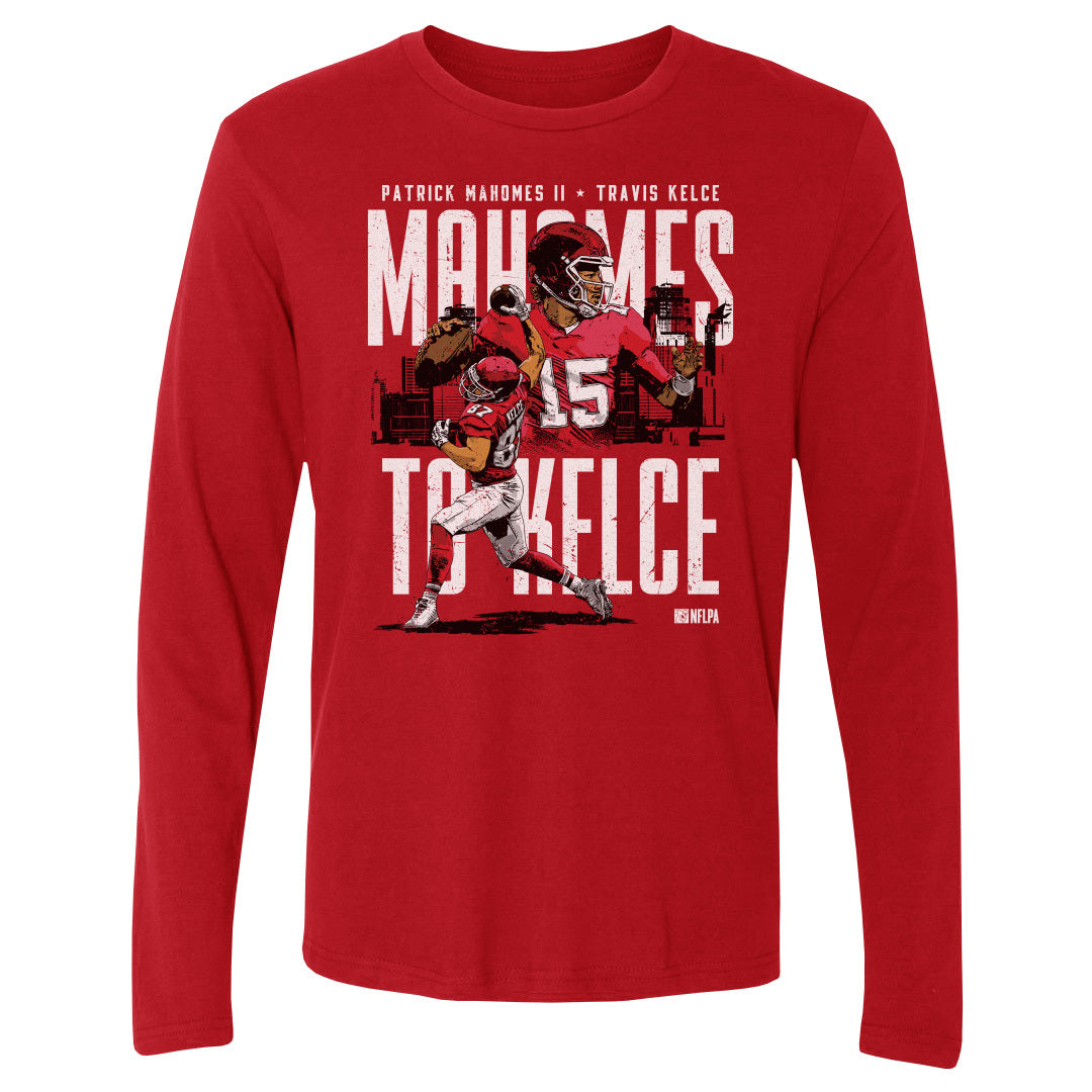 Patrick Mahomes Men's Long Sleeve T-Shirt | 500 LEVEL