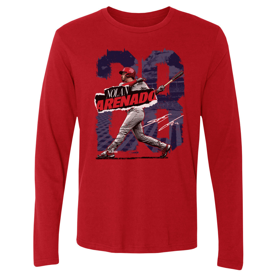 Nolan Arenado Men's Long Sleeve T-Shirt | 500 LEVEL