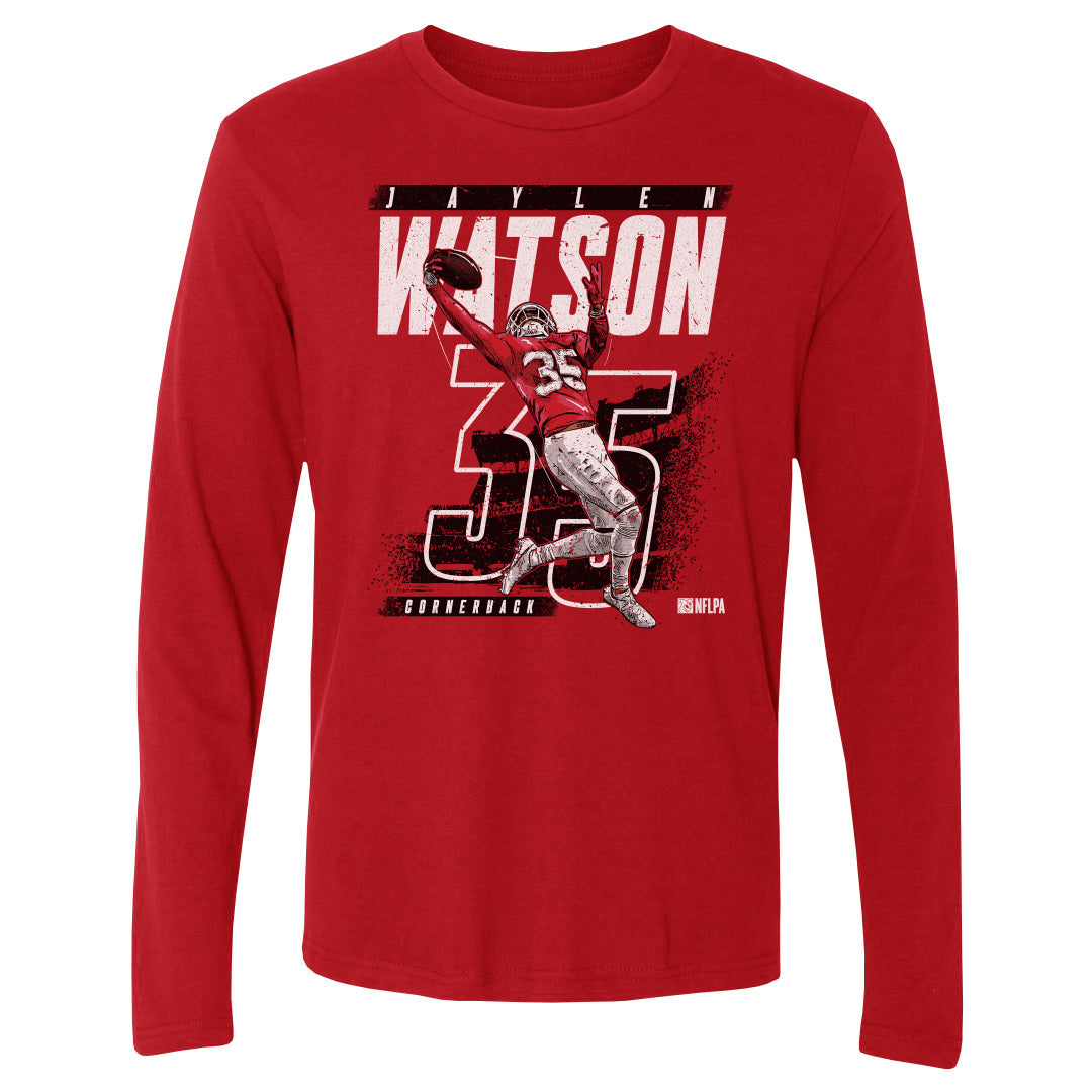 Jaylen Watson Men's Long Sleeve T-Shirt | 500 LEVEL