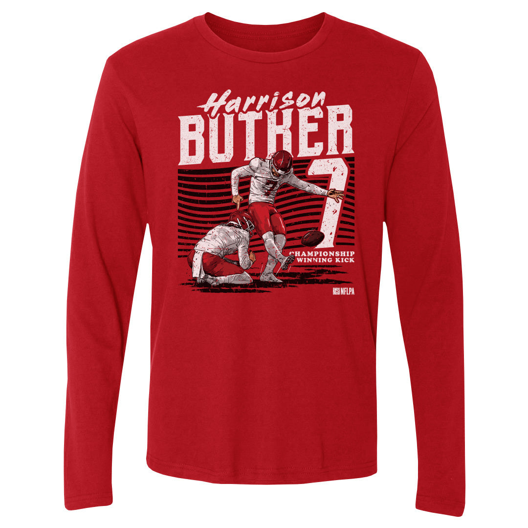 Harrison Butker Men's Long Sleeve T-Shirt | 500 LEVEL