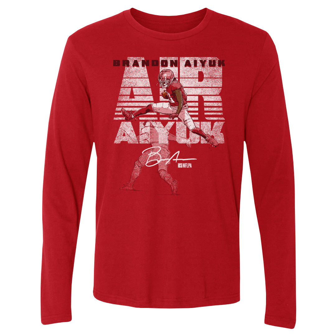 Brandon Aiyuk Men's Long Sleeve T-Shirt | 500 LEVEL