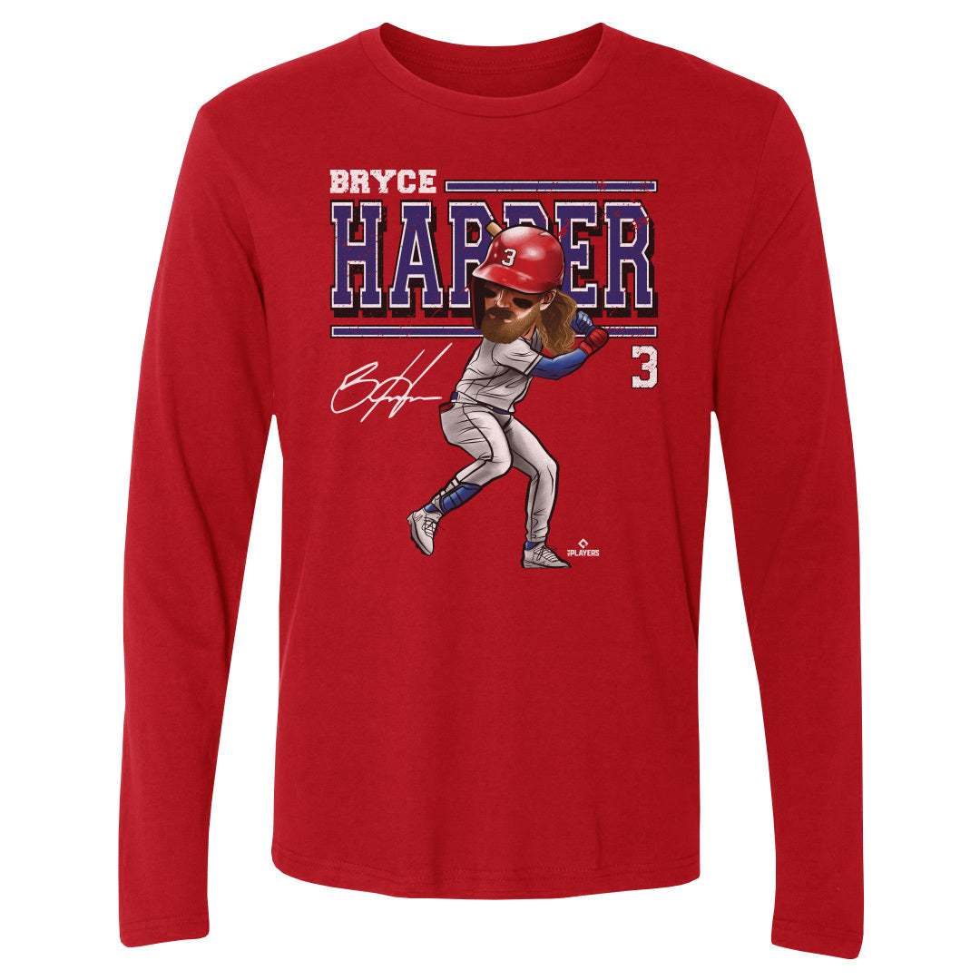 Bryce Harper Men's Long Sleeve T-Shirt | 500 LEVEL