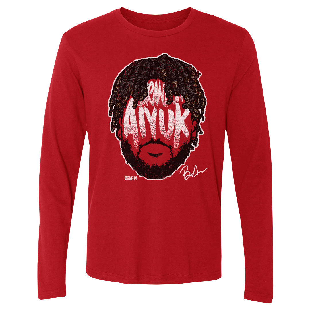 Brandon Aiyuk Men's Long Sleeve T-Shirt | 500 LEVEL