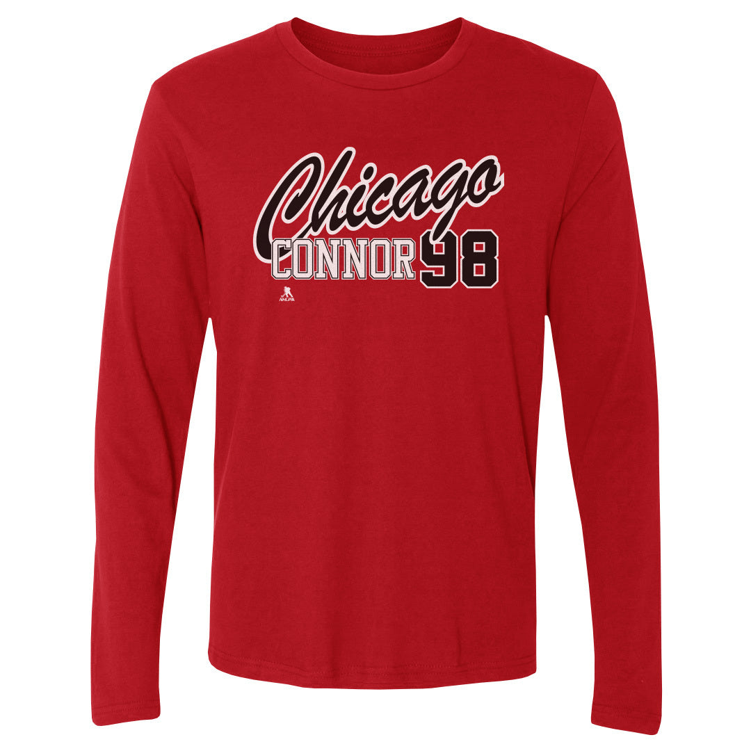 Connor Bedard Men's Long Sleeve T-Shirt | 500 LEVEL