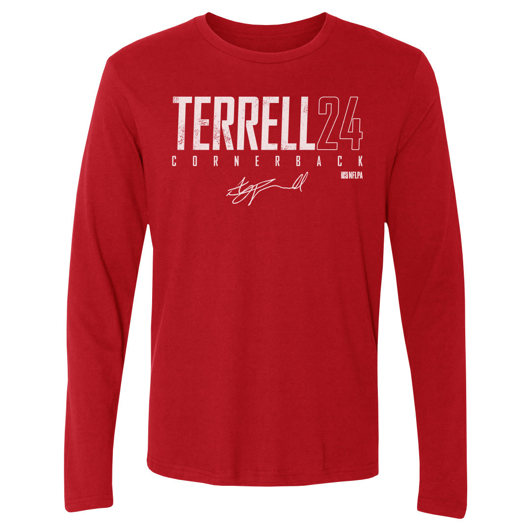 A.J. Terrell Men's Long Sleeve T-Shirt | 500 LEVEL