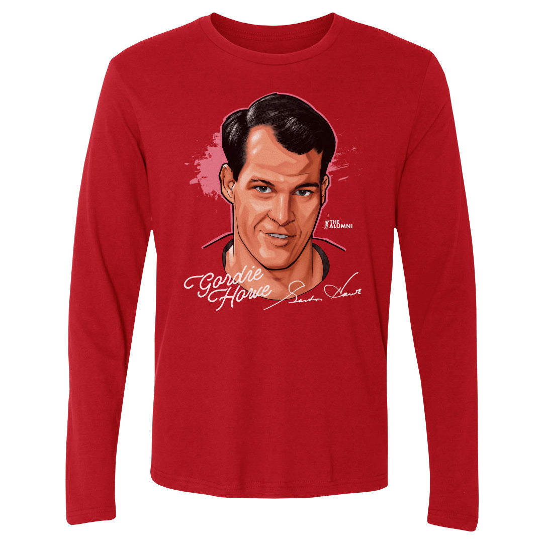 Gordie Howe Men's Long Sleeve T-Shirt | 500 LEVEL