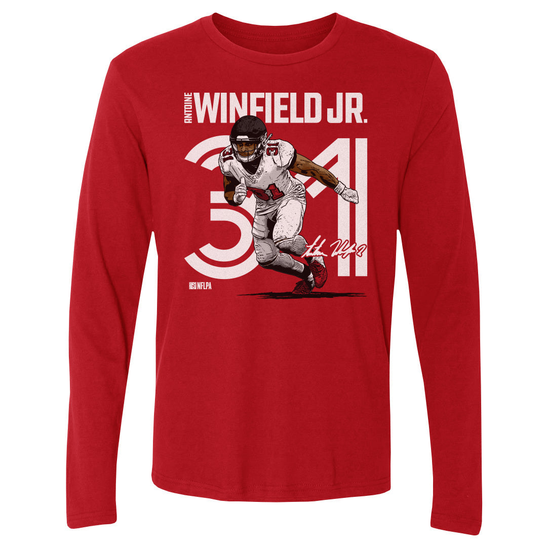 Antoine Winfield Jr. Men's Long Sleeve T-Shirt | 500 LEVEL