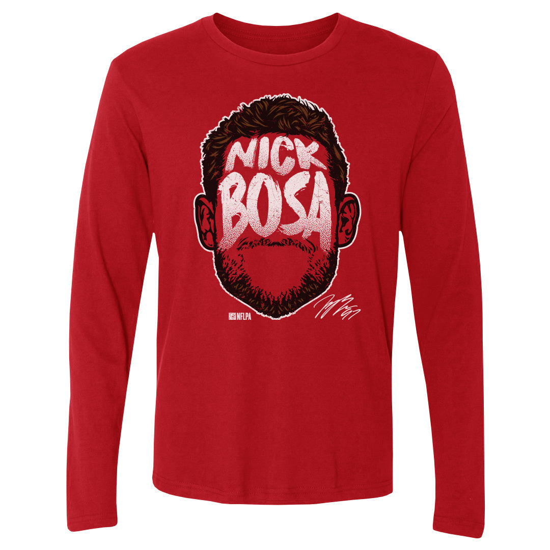 Nick Bosa Men's Long Sleeve T-Shirt | 500 LEVEL