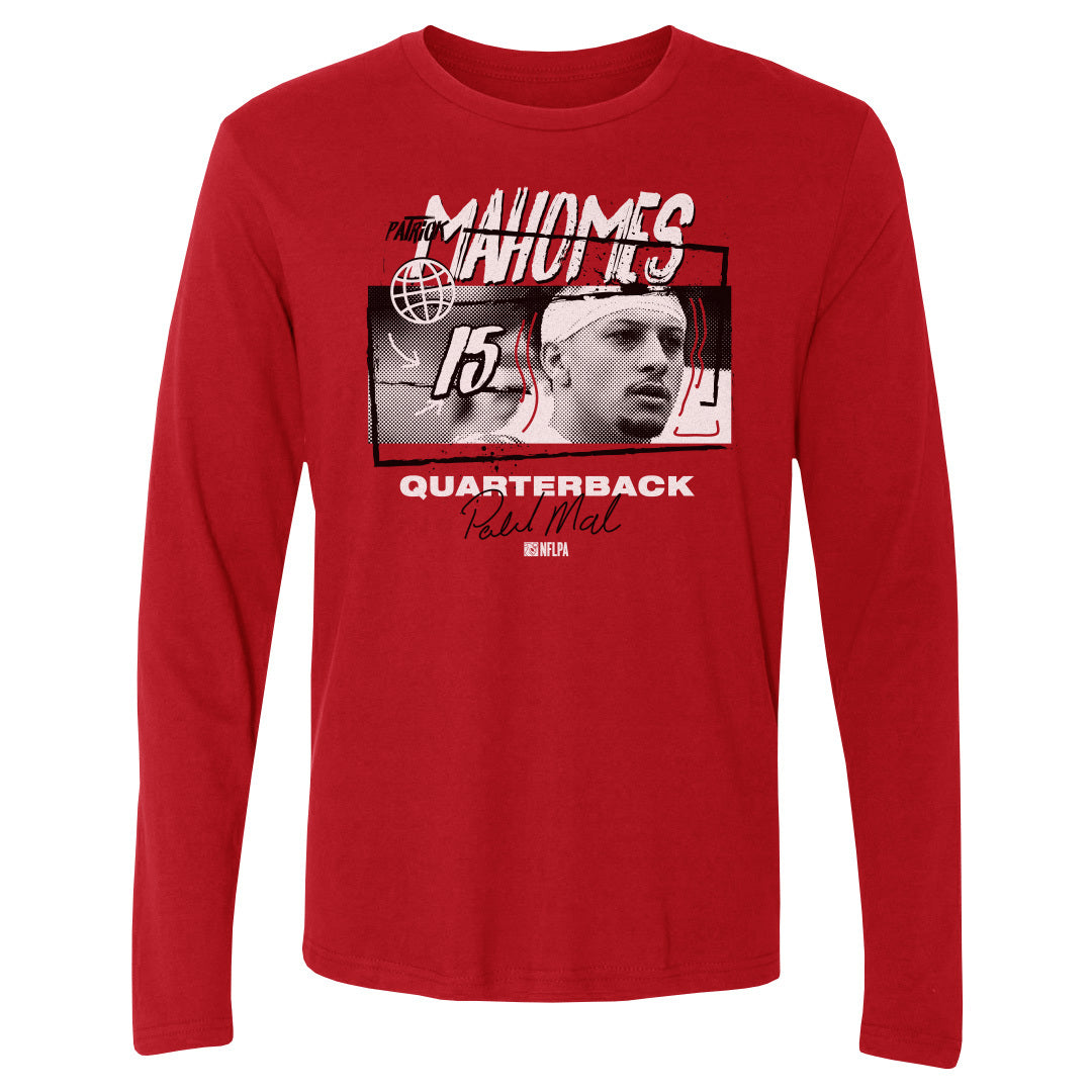 Patrick Mahomes Men's Long Sleeve T-Shirt | 500 LEVEL