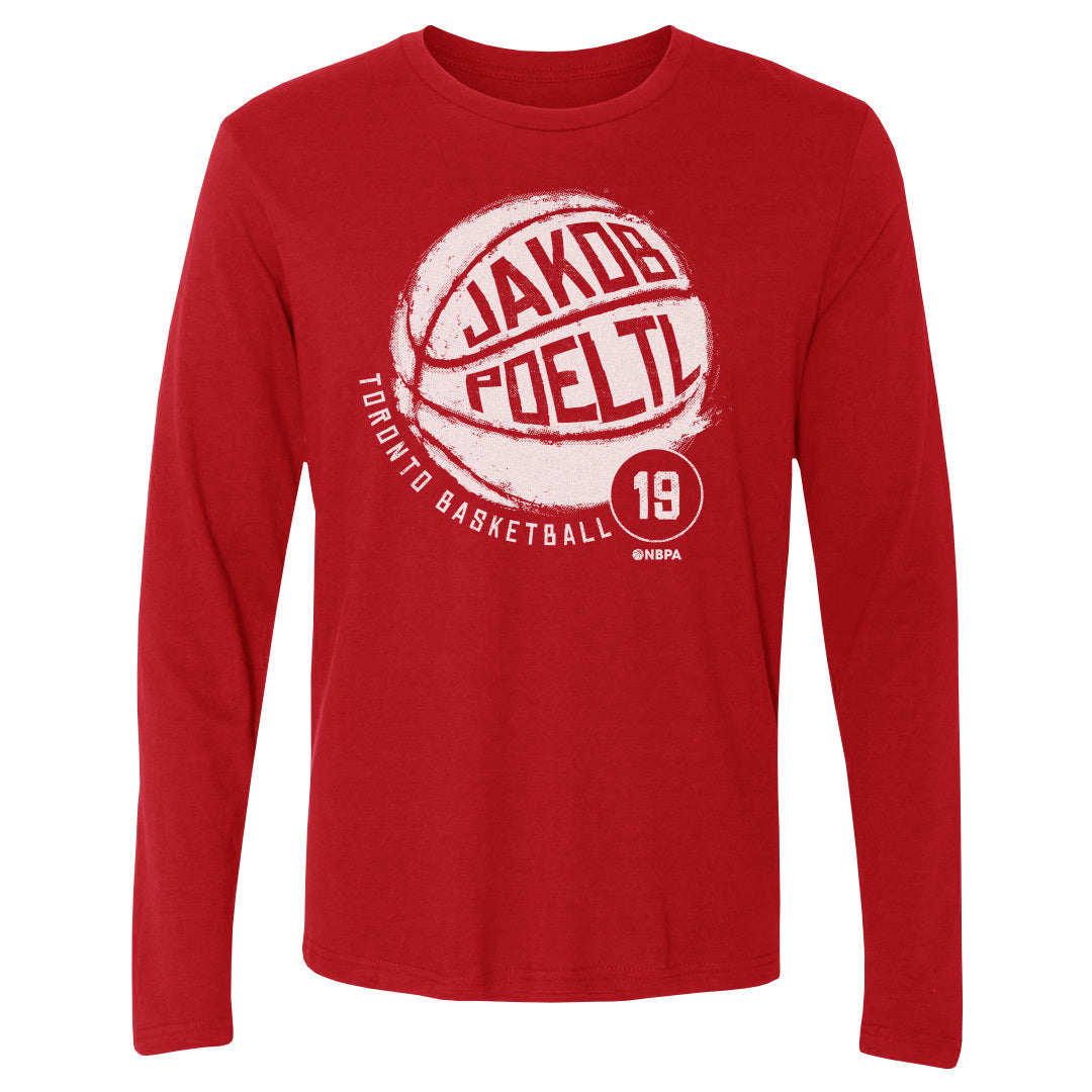 Jakob Poeltl Men's Long Sleeve T-Shirt | 500 LEVEL