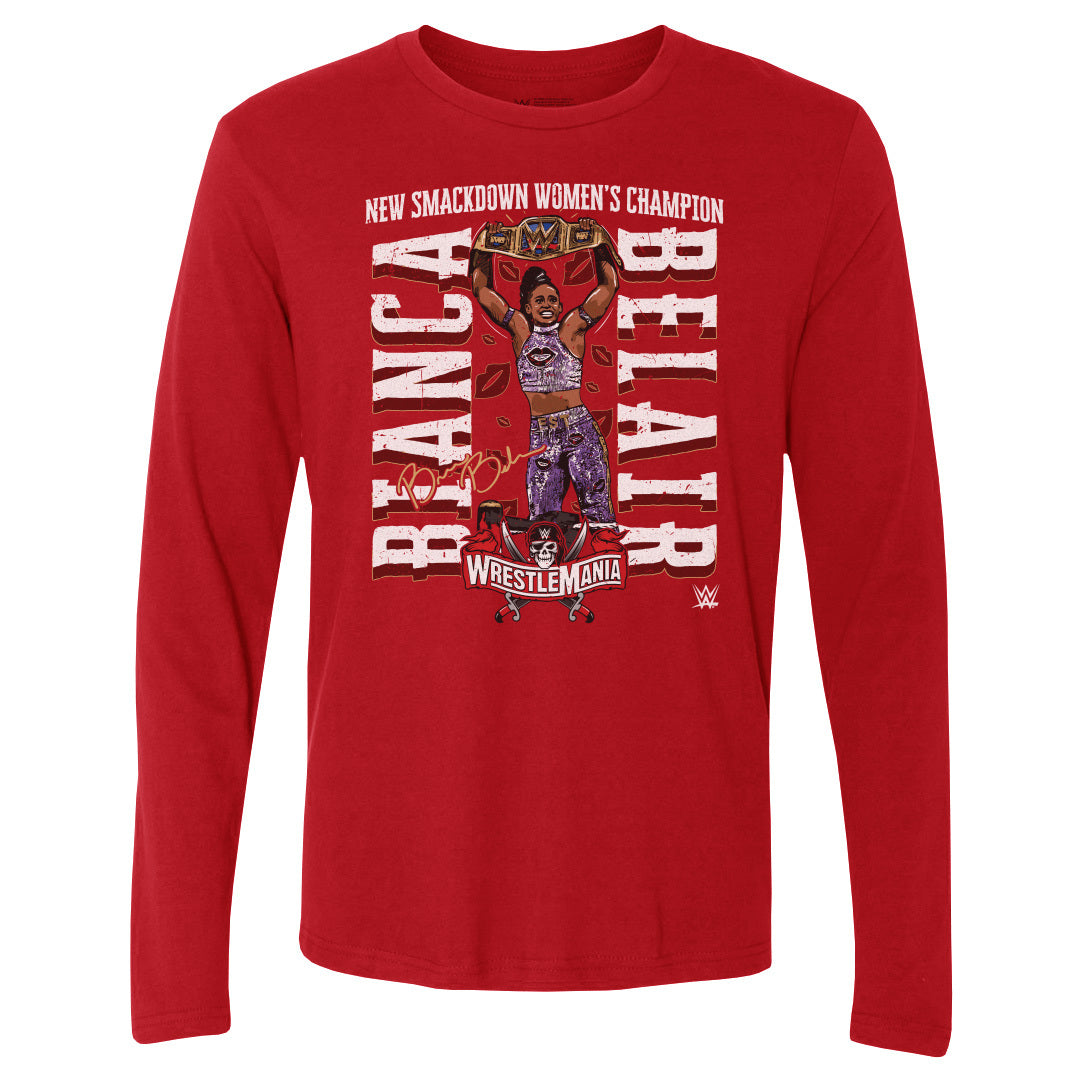 Bianca Belair Men's Long Sleeve T-Shirt | 500 LEVEL