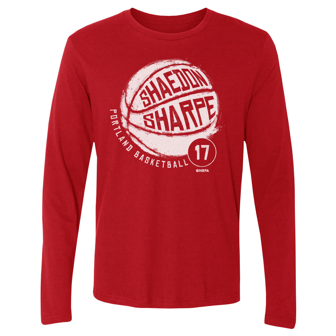 Shaedon Sharpe Men's Long Sleeve T-Shirt | 500 LEVEL