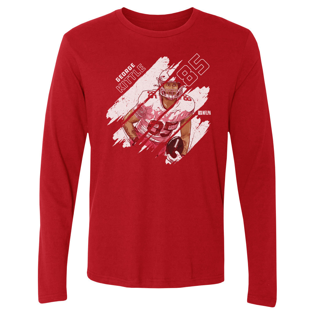 George Kittle Men's Long Sleeve T-Shirt | 500 LEVEL