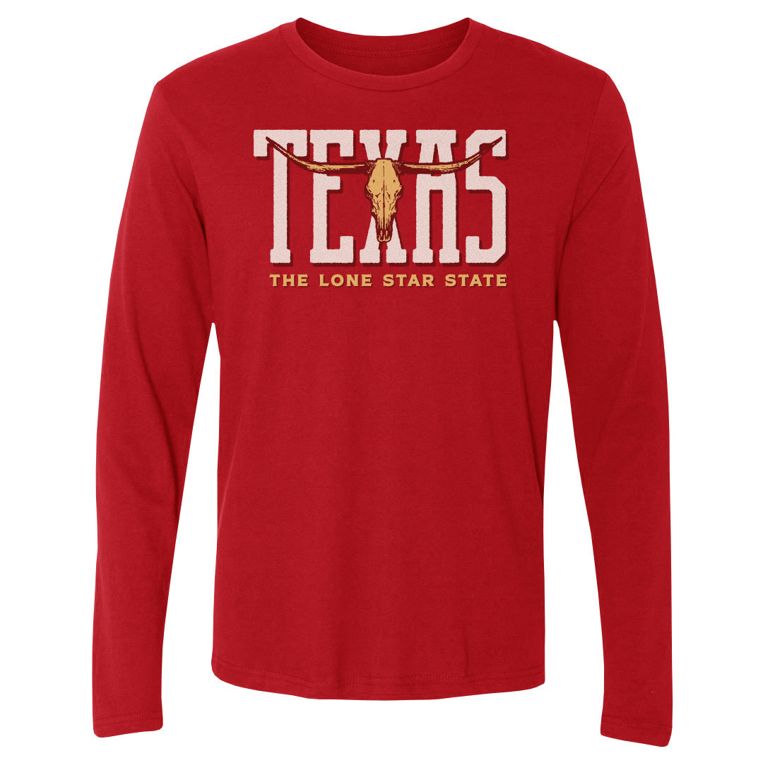 Texas Men's Long Sleeve T-Shirt | 500 LEVEL