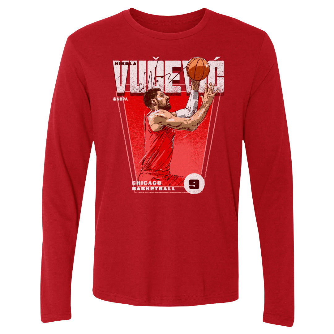 Nikola Vucevic Men's Long Sleeve T-Shirt | 500 LEVEL