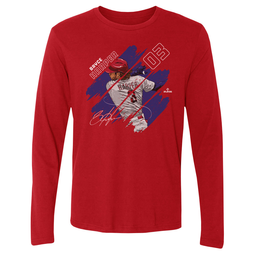 Bryce Harper Men's Long Sleeve T-Shirt | 500 LEVEL