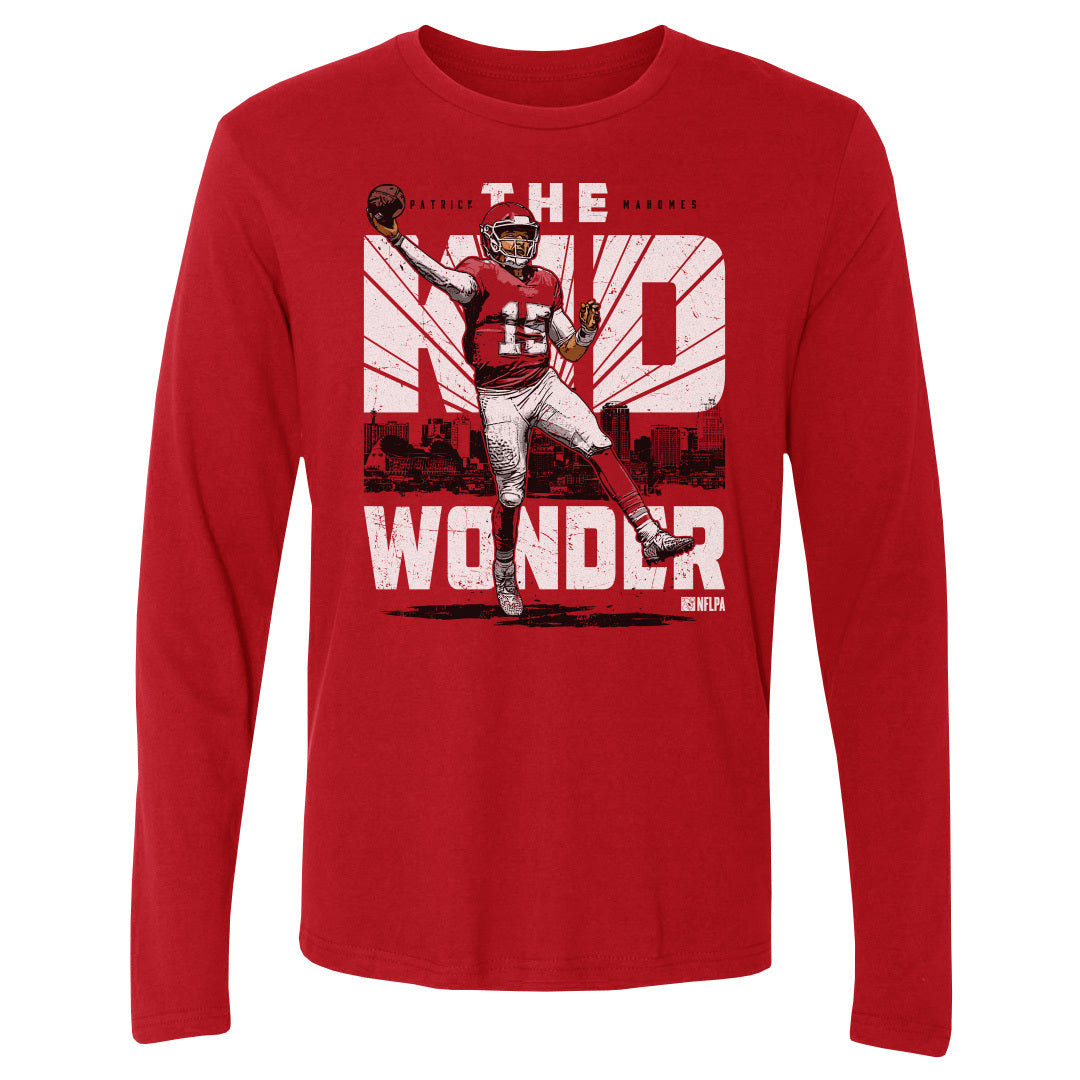 Patrick Mahomes Men's Long Sleeve T-Shirt | 500 LEVEL