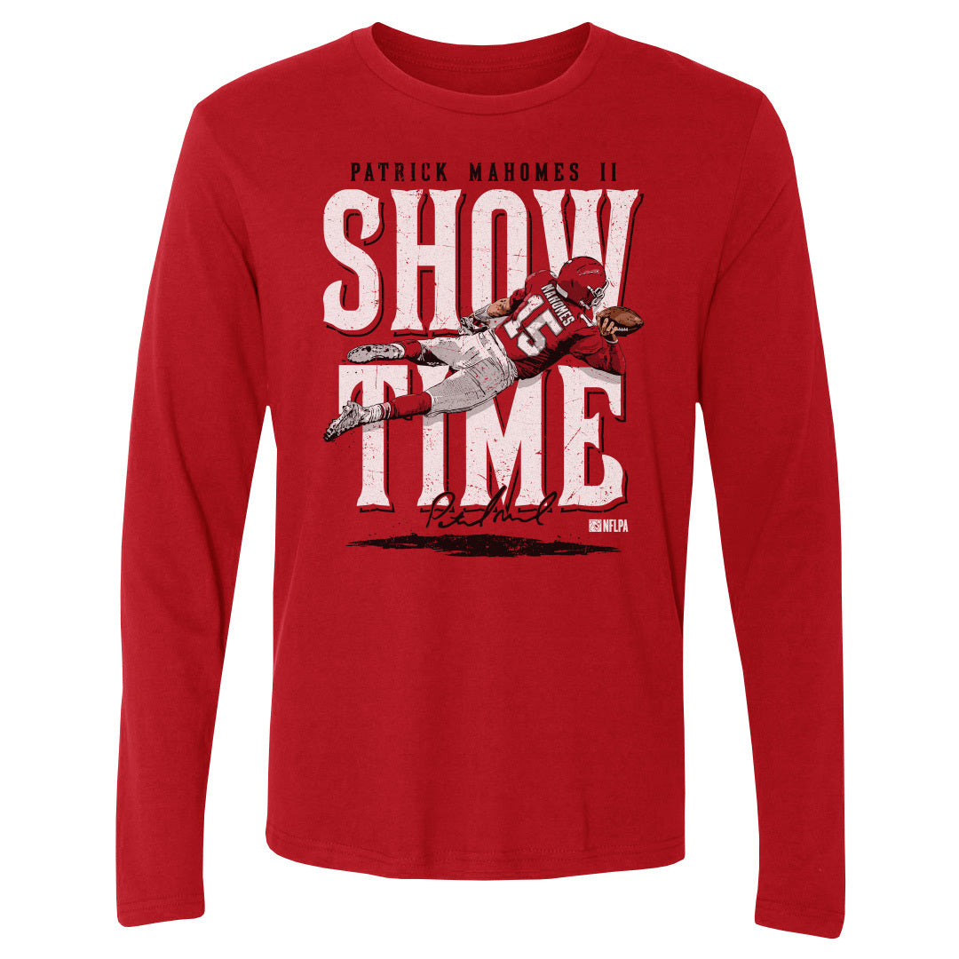 Patrick Mahomes Men's Long Sleeve T-Shirt | 500 LEVEL