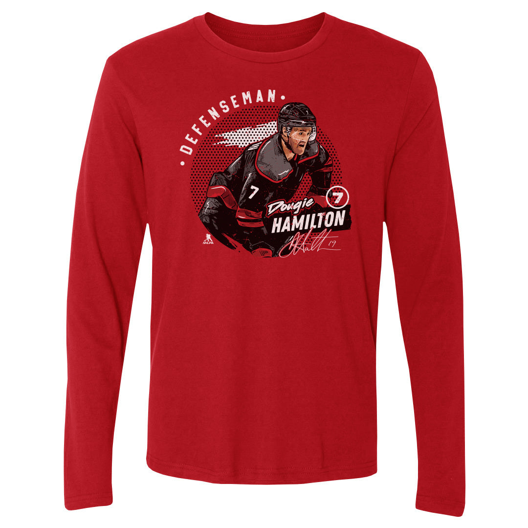Dougie Hamilton Men's Long Sleeve T-Shirt | 500 LEVEL
