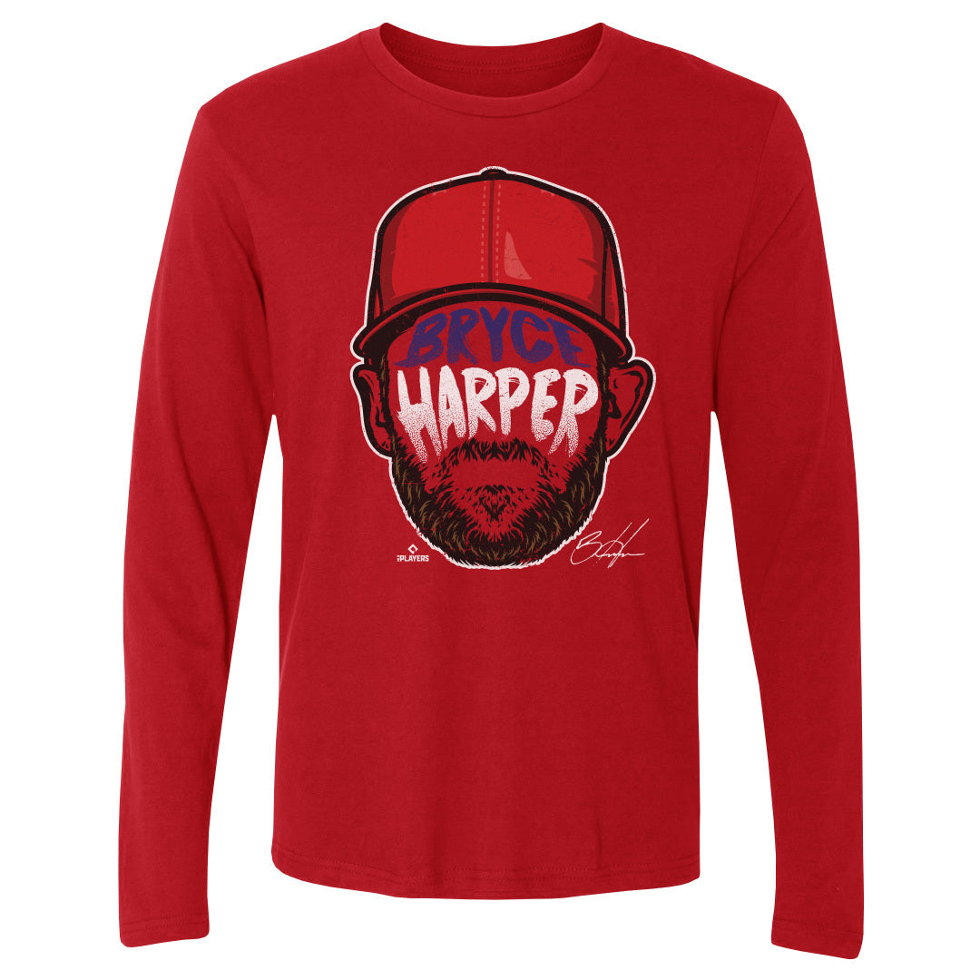 Bryce Harper Men's Long Sleeve T-Shirt | 500 LEVEL