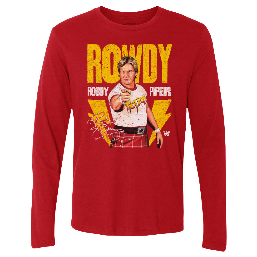 Roddy Piper Men's Long Sleeve T-Shirt | 500 LEVEL