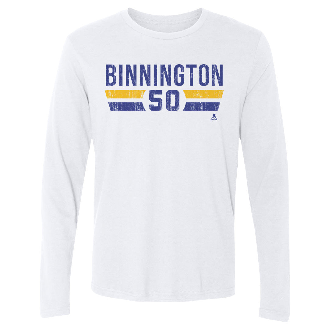 Jordan Binnington Men's Long Sleeve T-Shirt | 500 LEVEL